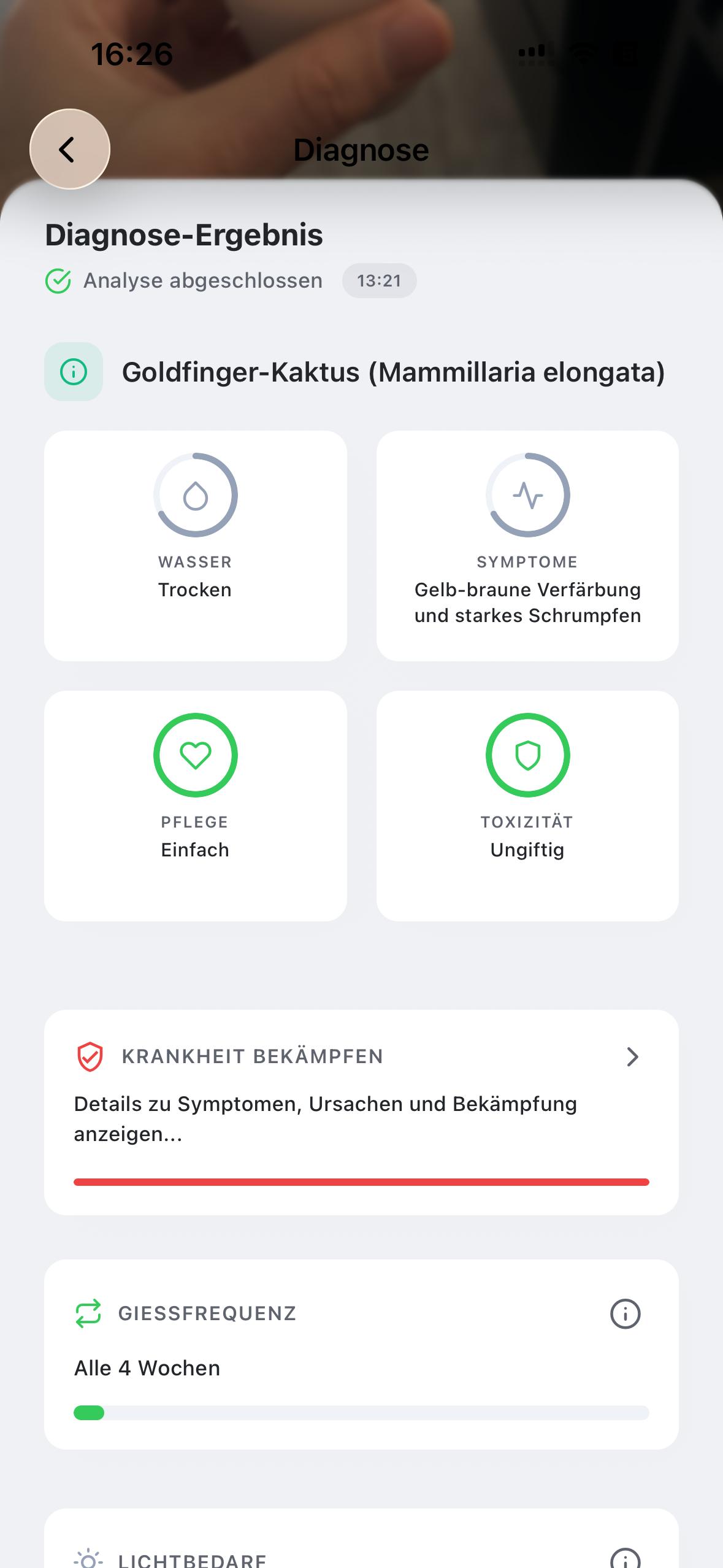 PlantDoctor Behandlung